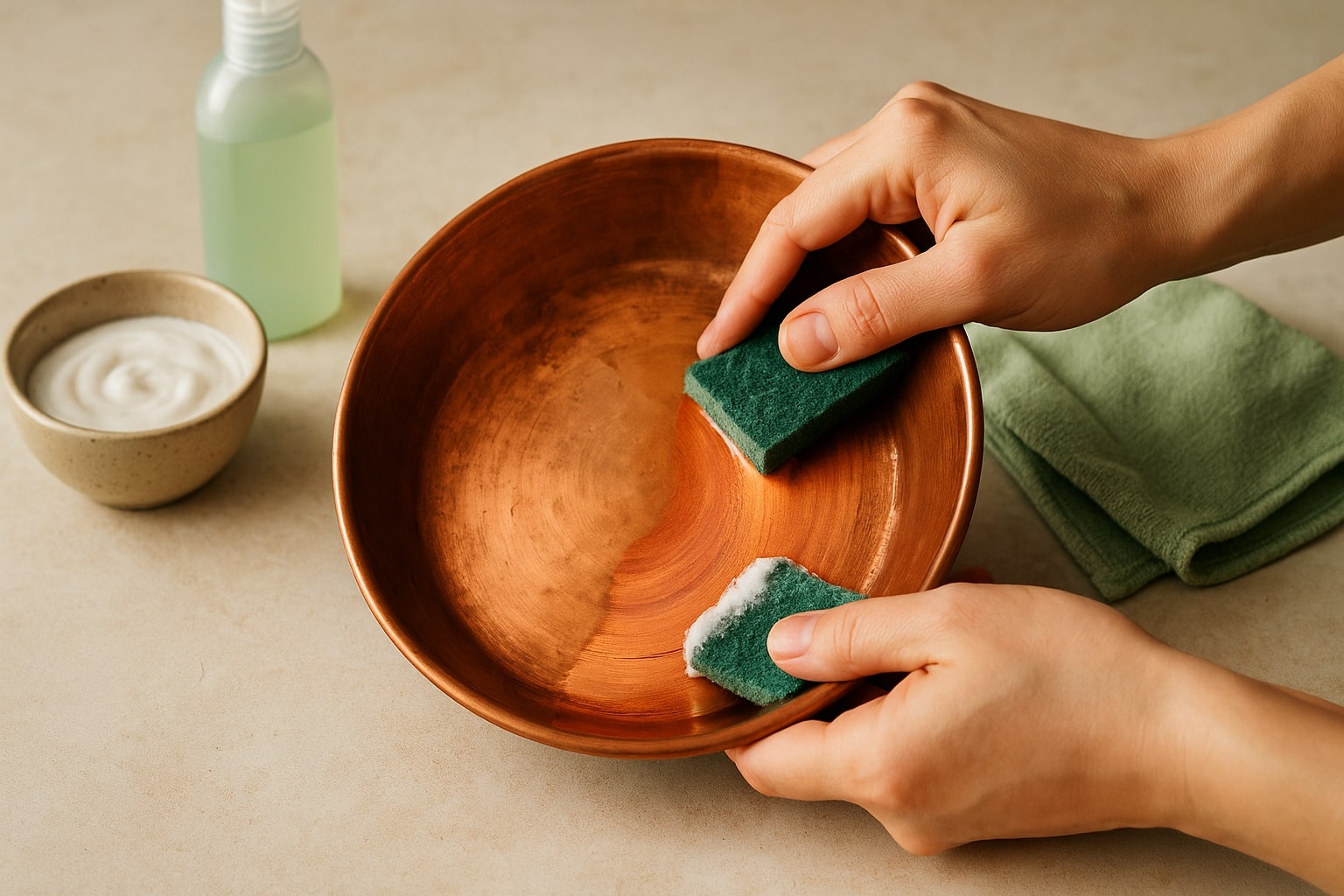 koper schoonmaken, koper