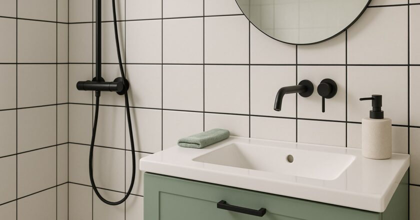 Zwarte voegen badkamer: stijlvolle keuze met aandacht voor onderhoud