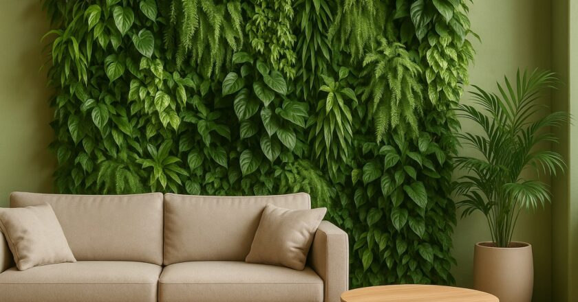 Plantenmuur binnen: een natuurlijke oase in huis