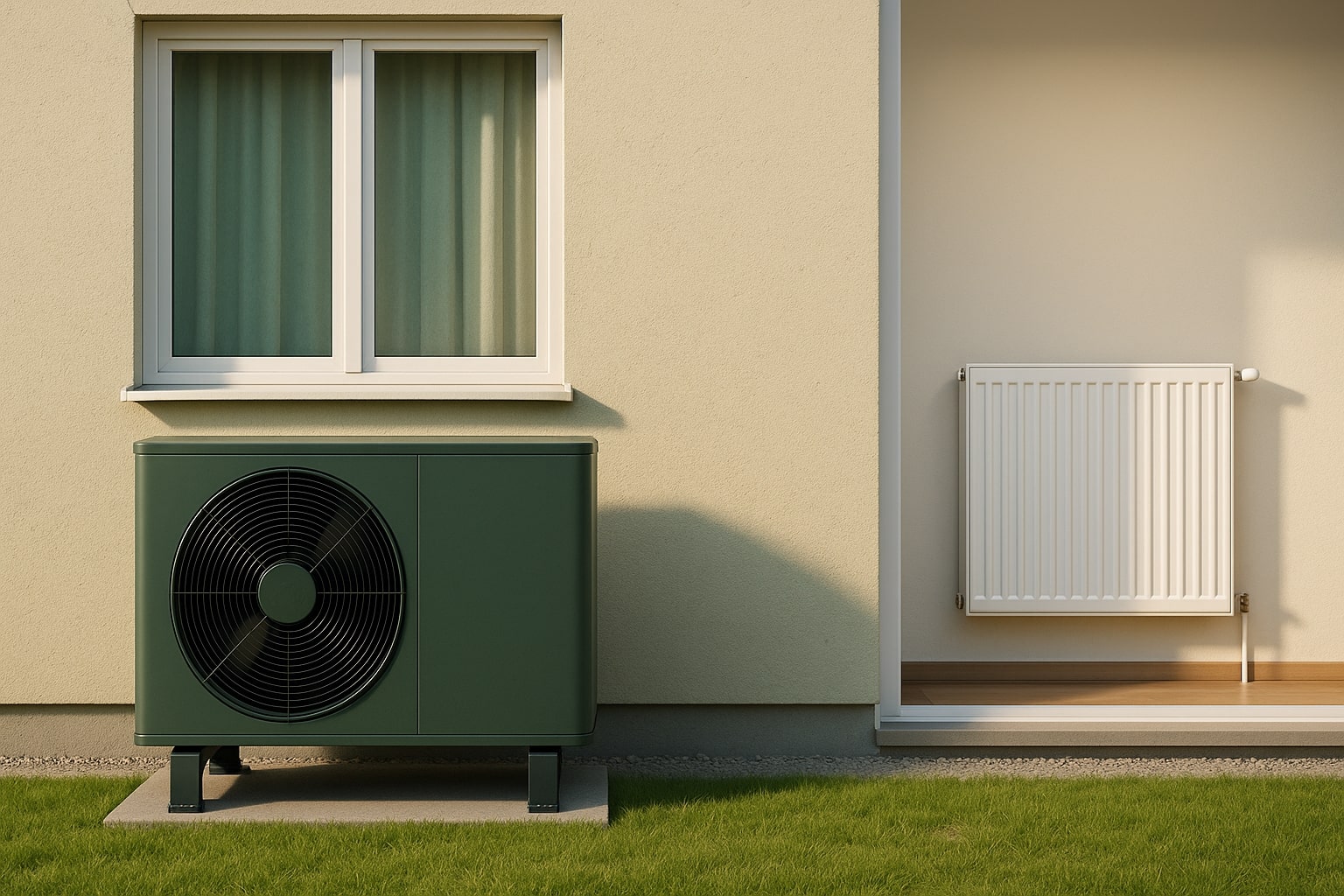 warmtepomp zonder vloerverwarming,warmtepomp