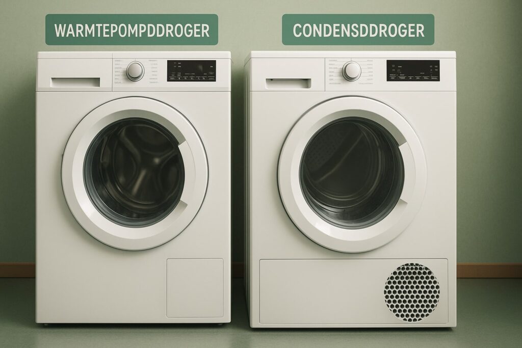 verschil warmtepompdroger en condensdroger,condensdroger,warmtepompdroger