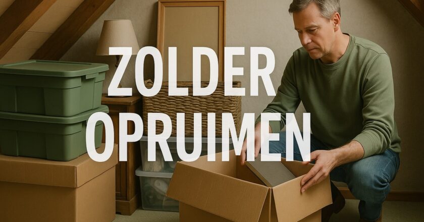 Zolder opruimen: ontdek hoe je van chaos naar rust gaat in één weekend