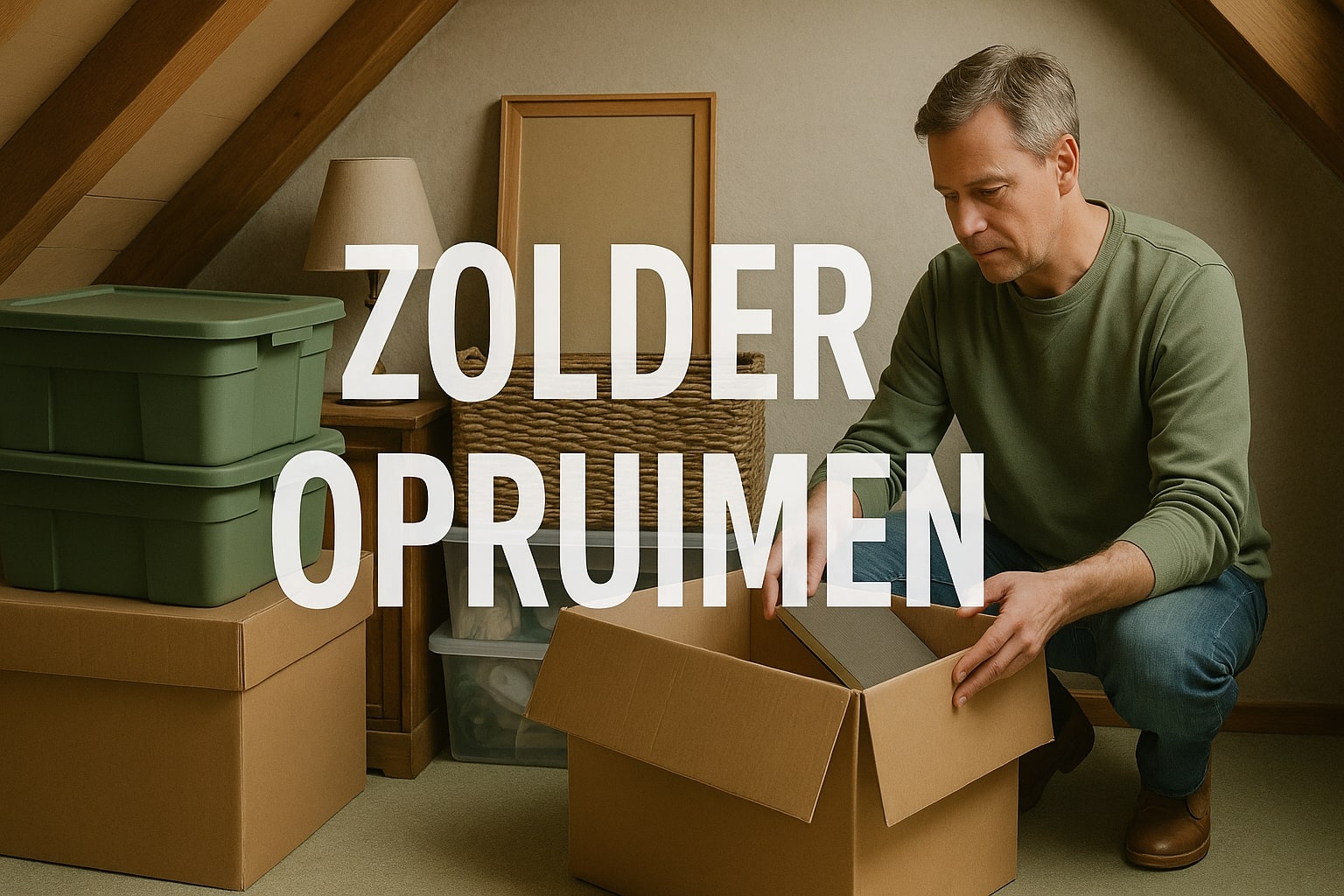 zolder opruimen,zolder