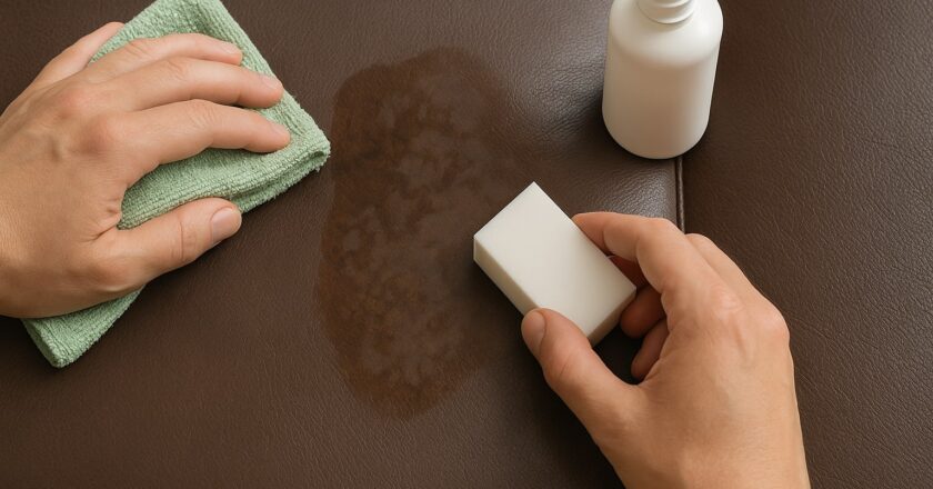 Oude vlekken uit leer verwijderen: zo red je jouw favoriete leren items