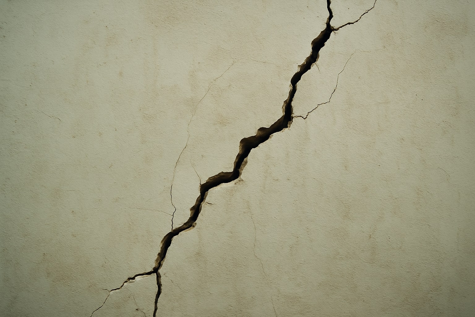 scheuren in muur,scheur