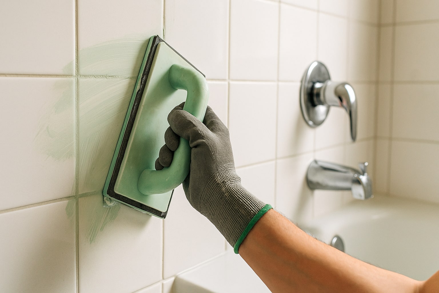 badkamer opnieuw voegen,