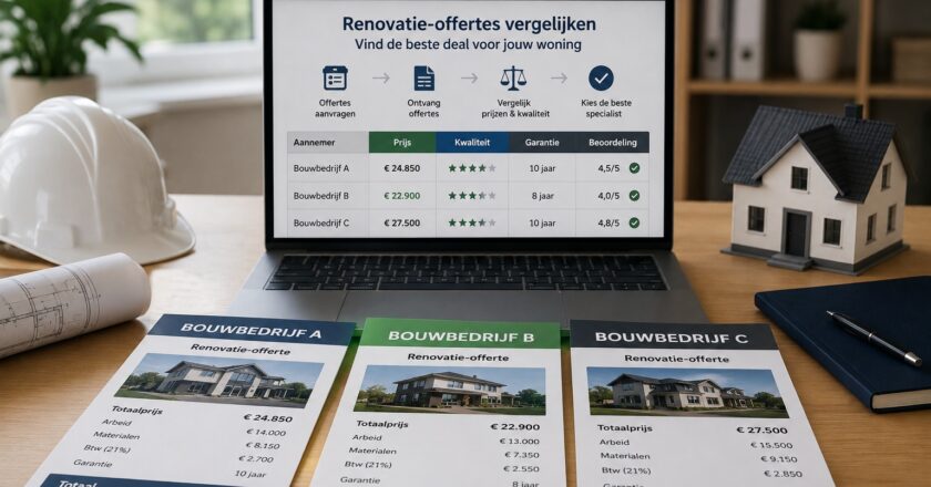 Renovatie-offertes vergelijken: zo herken je verborgen kosten en meerwerk